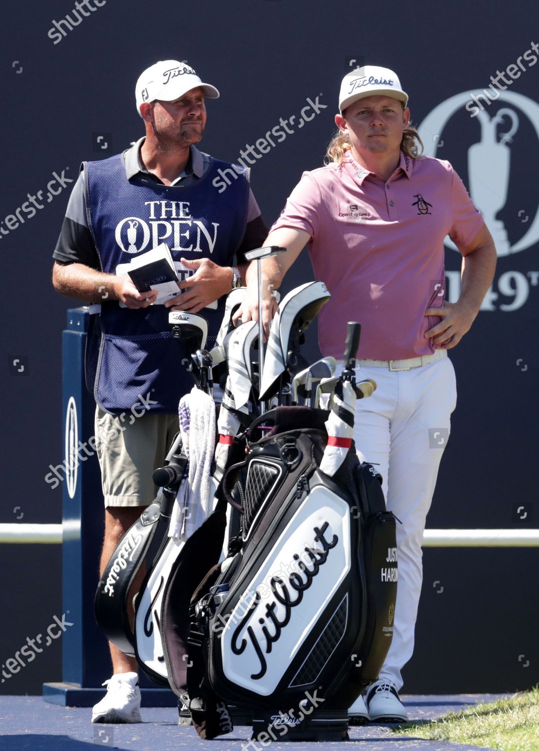 Cameron Smith Aus His Caddie On Editorial Stock Photo Stock Image