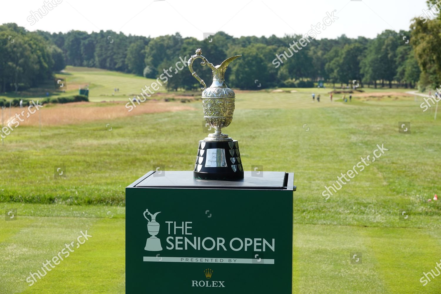 Preparations Start Senior Open Championship Golf Editorial Stock Photo