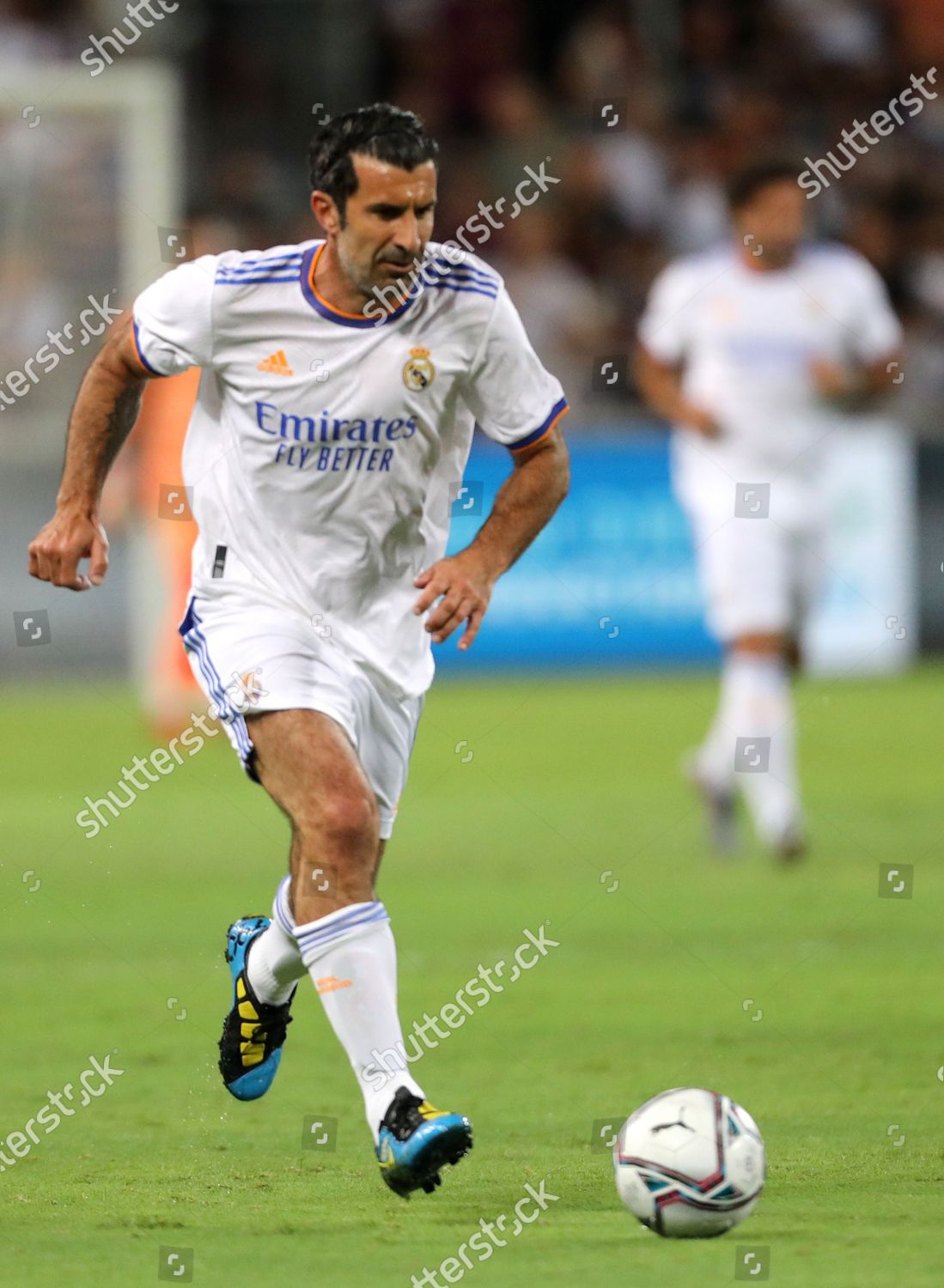 Luis Figo Real Madrid Action During El Editorial Stock Photo Stock Image Shutterstock