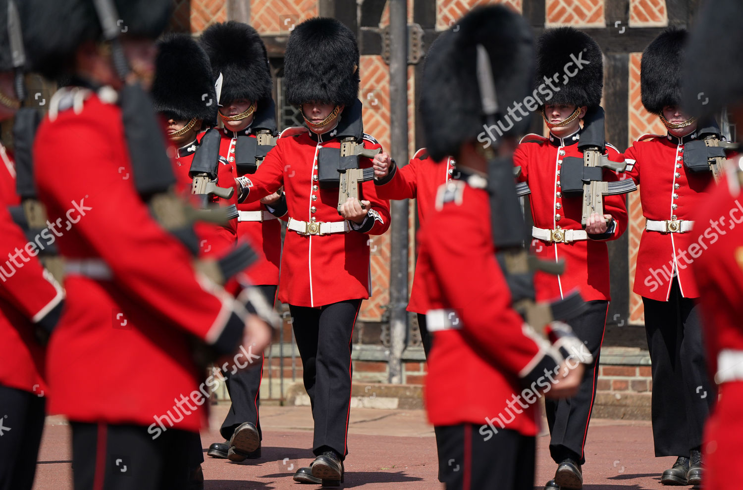 Members 1st Battalion Grenadier Guards Take Editorial Stock Photo ...