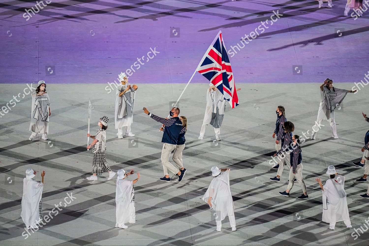 Flag Bearers Great Britain Team Gb Editorial Stock Photo - Stock Image ...