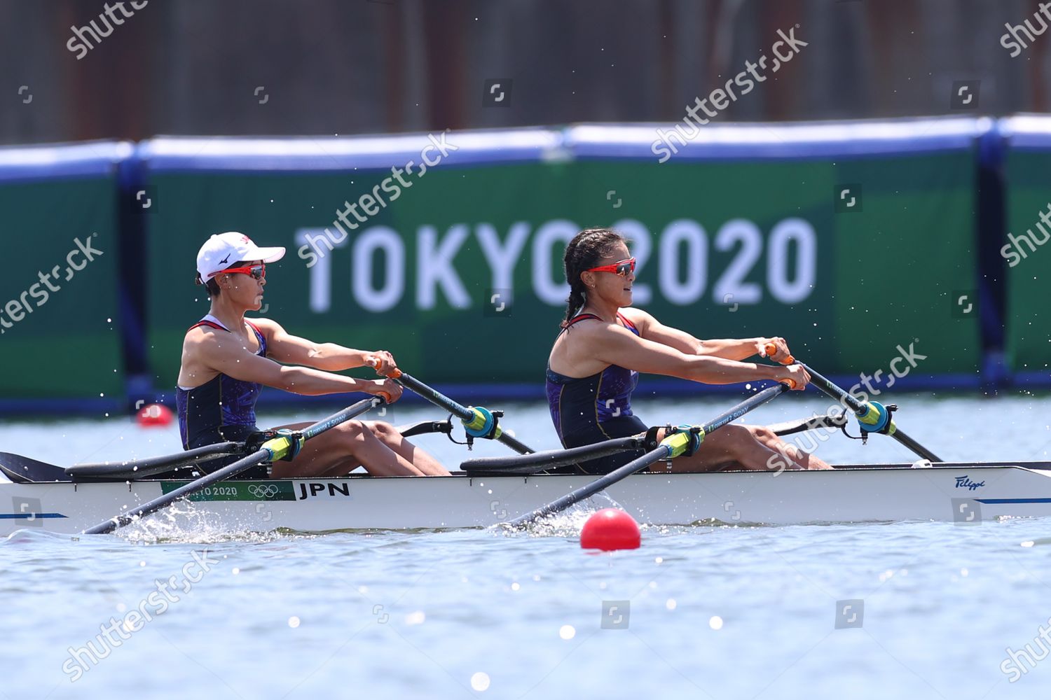 Chiaki Tomita Ayami Oishi Jpn Rowing Editorial Stock Photo - Stock ...