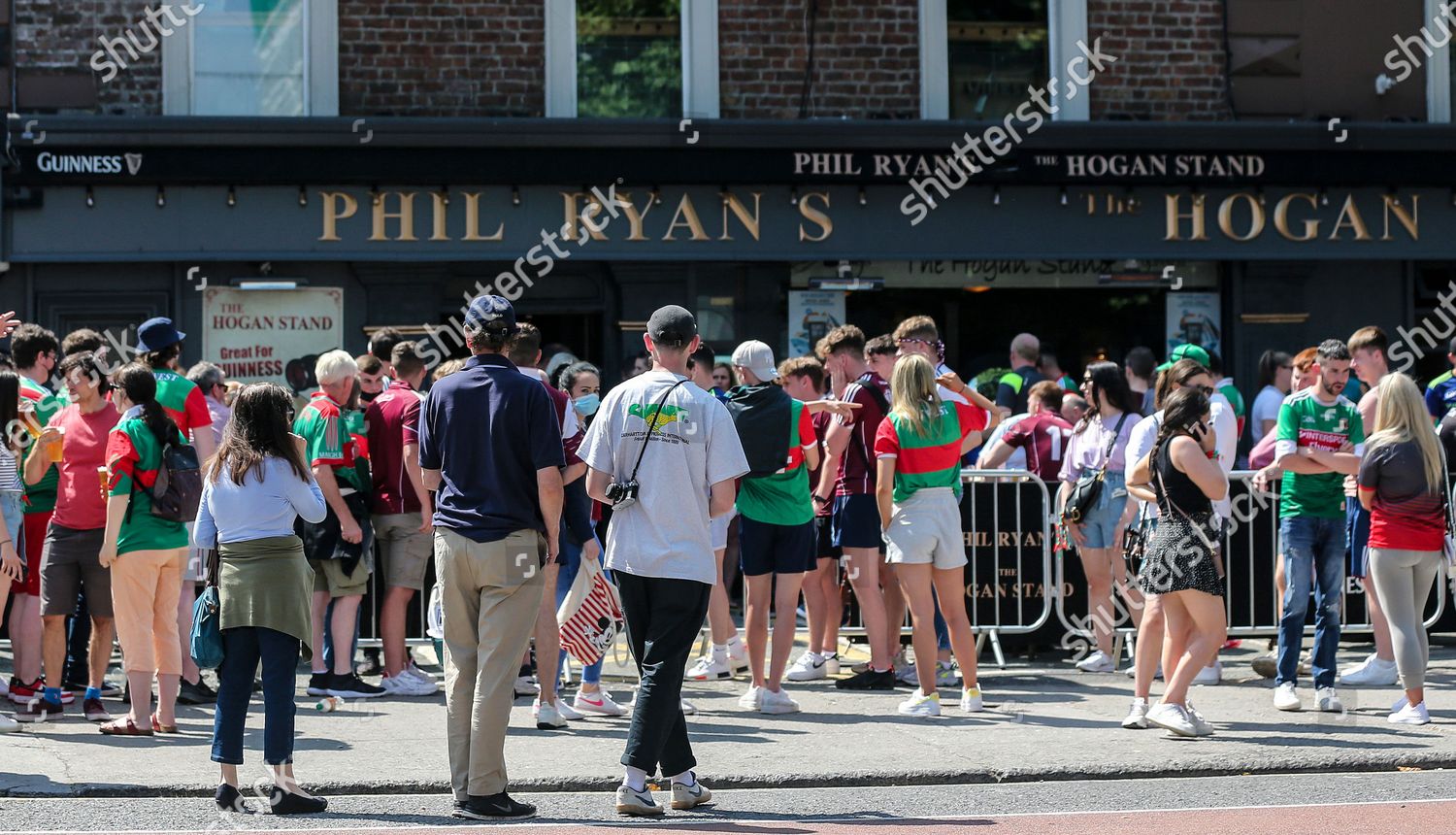 Mayo Vs Galway Crowds Fans Outside Editorial Stock Photo Stock Image