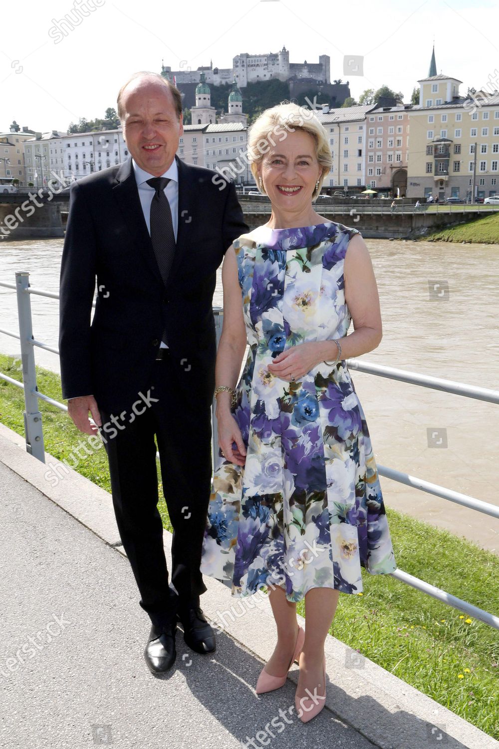 Ursula Von Der Leyen Mann Heiko Editorial Stock Photo - Stock Image ...