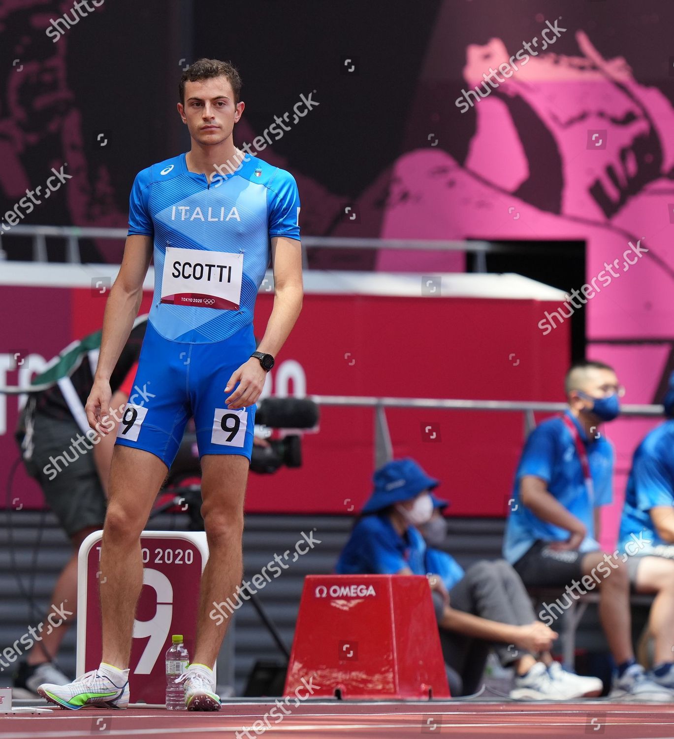 Scotti Italy Before 400m Heats Olympic Editorial Stock Photo - Stock ...