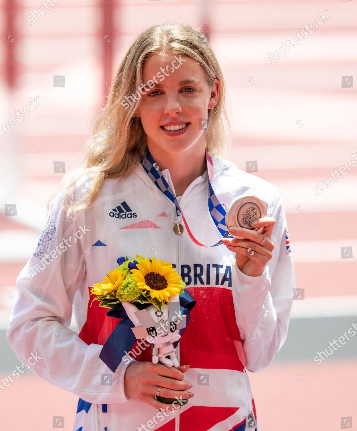 Keely Hodgkinson Her Silver Medal 800m Editorial Stock Photo - Stock ...