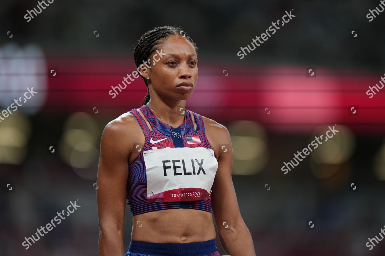 Allyson Felix Usa Awaits Start Olympic Editorial Stock Photo - Stock ...