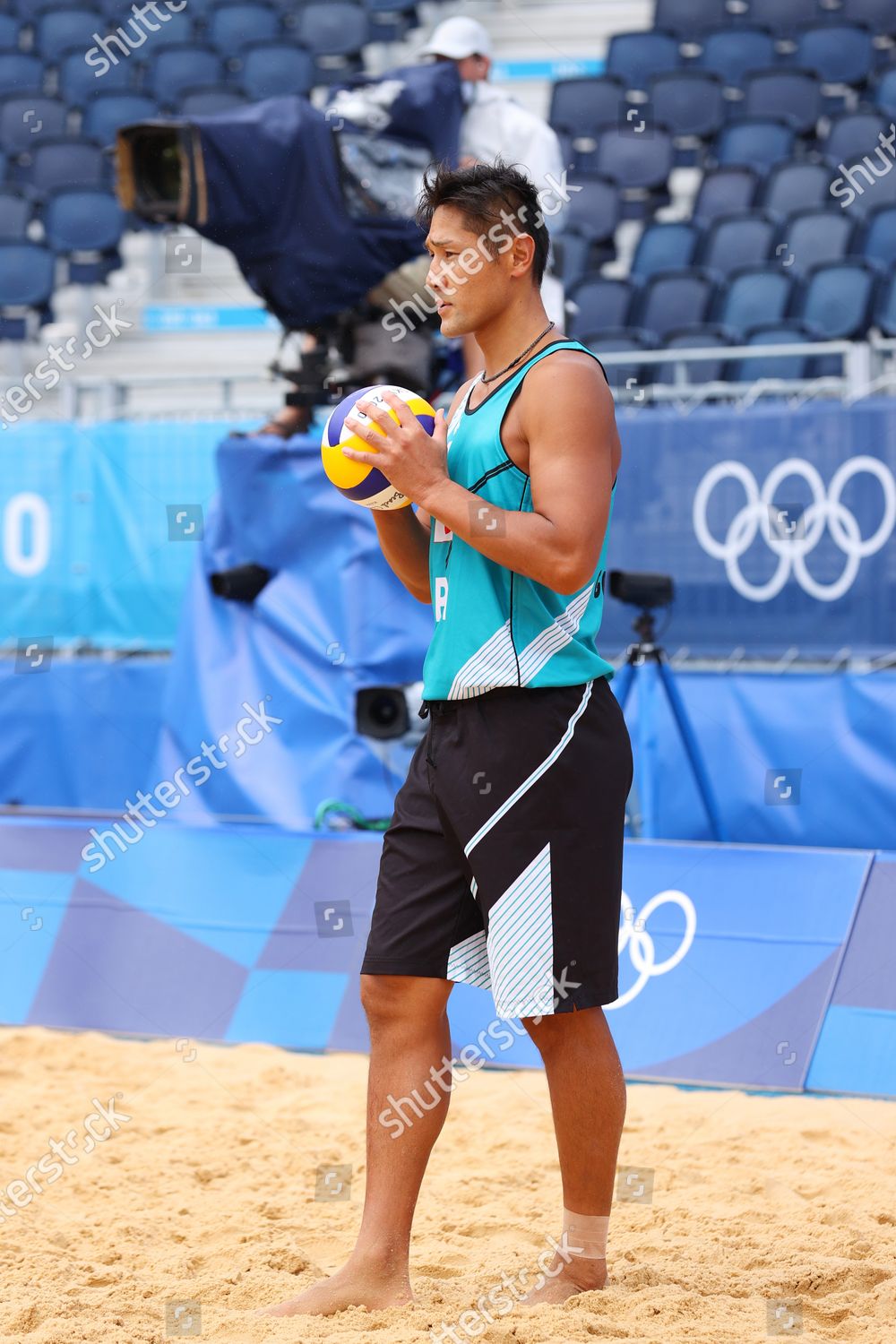 Yusuke Ishijima Jpn Beach Volleyball Mens Editorial Stock Photo Stock