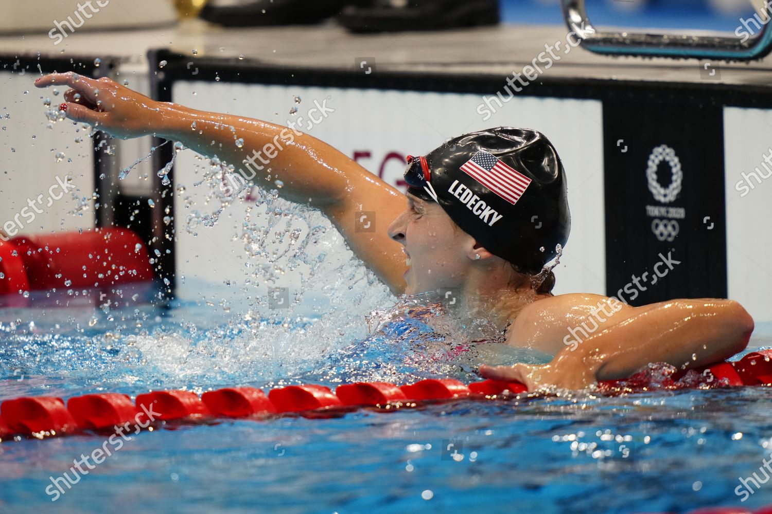 Katie Ledecky Wins Gold Womens 1500m Editorial Stock Photo Stock