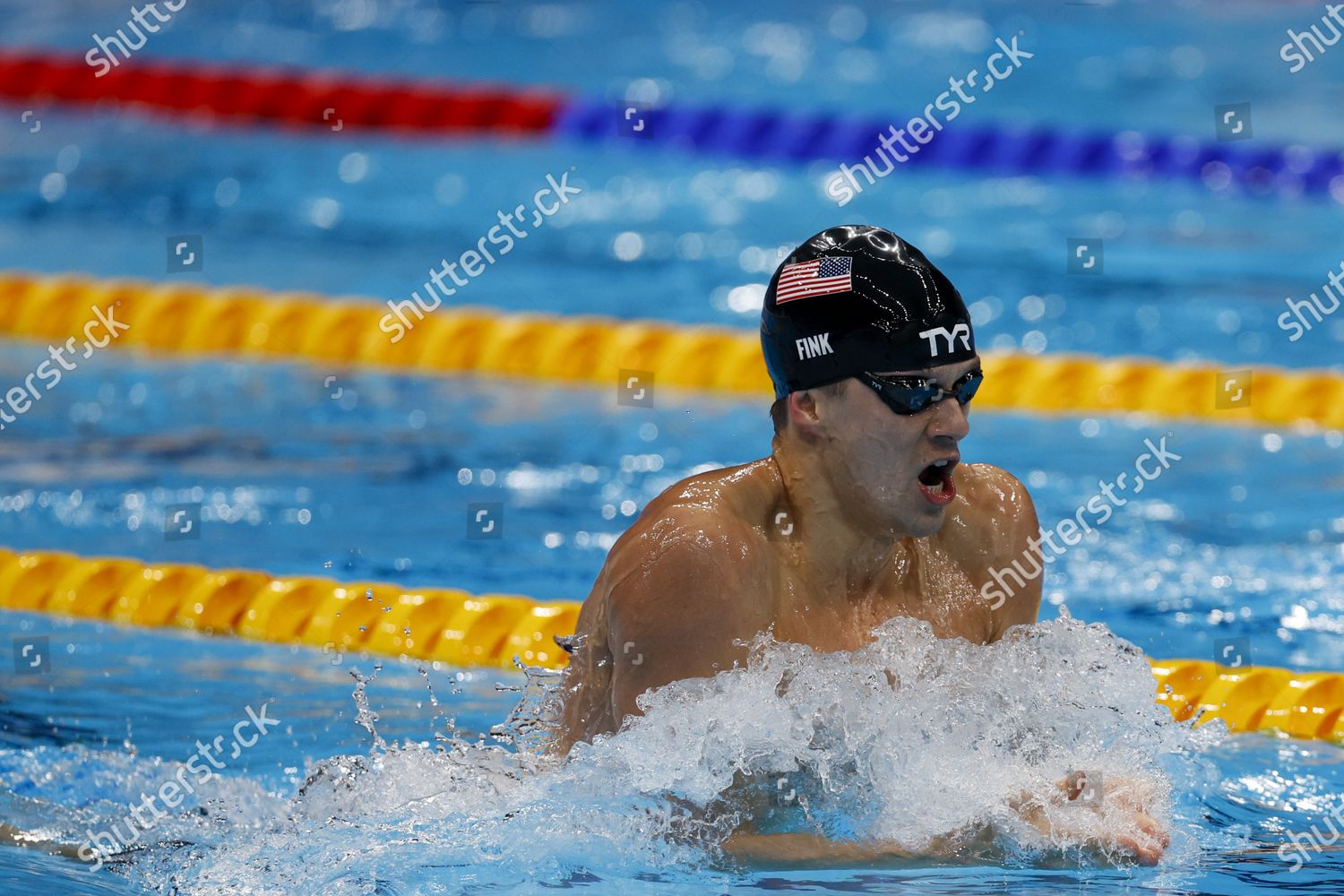 Nic Fink Usa Competes 200m Breaststroke Editorial Stock Photo - Stock ...