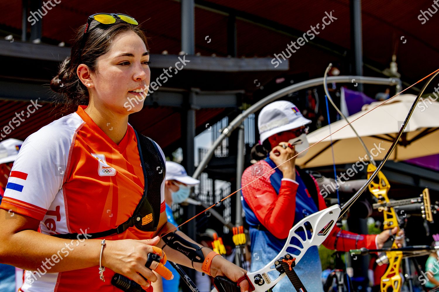 Gabriela Schloesser Action During Ranking Round Editorial Stock Photo