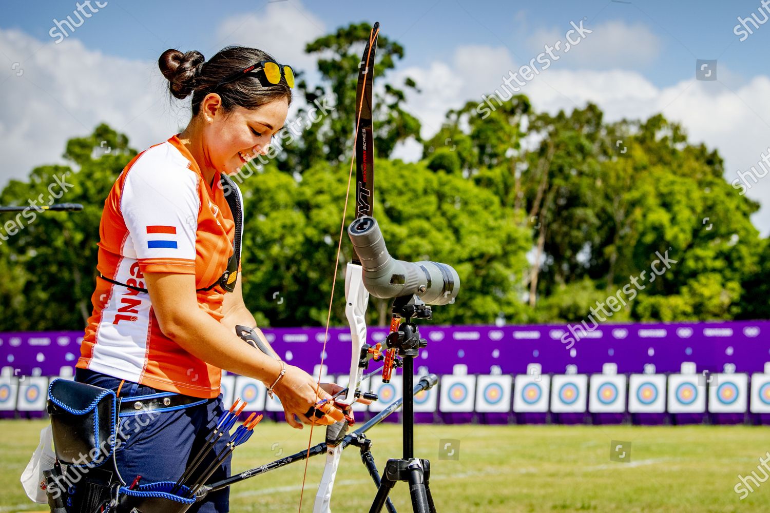 Gabriela Schloesser Action During Ranking Round Editorial Stock Photo