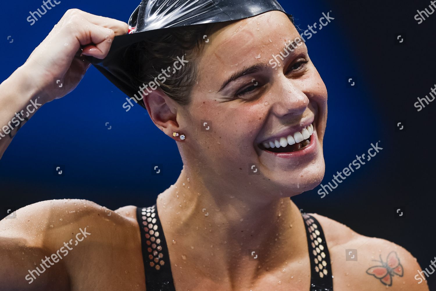 Pernille Blume Denmark Celebrates After Finishing Editorial Stock Photo ...