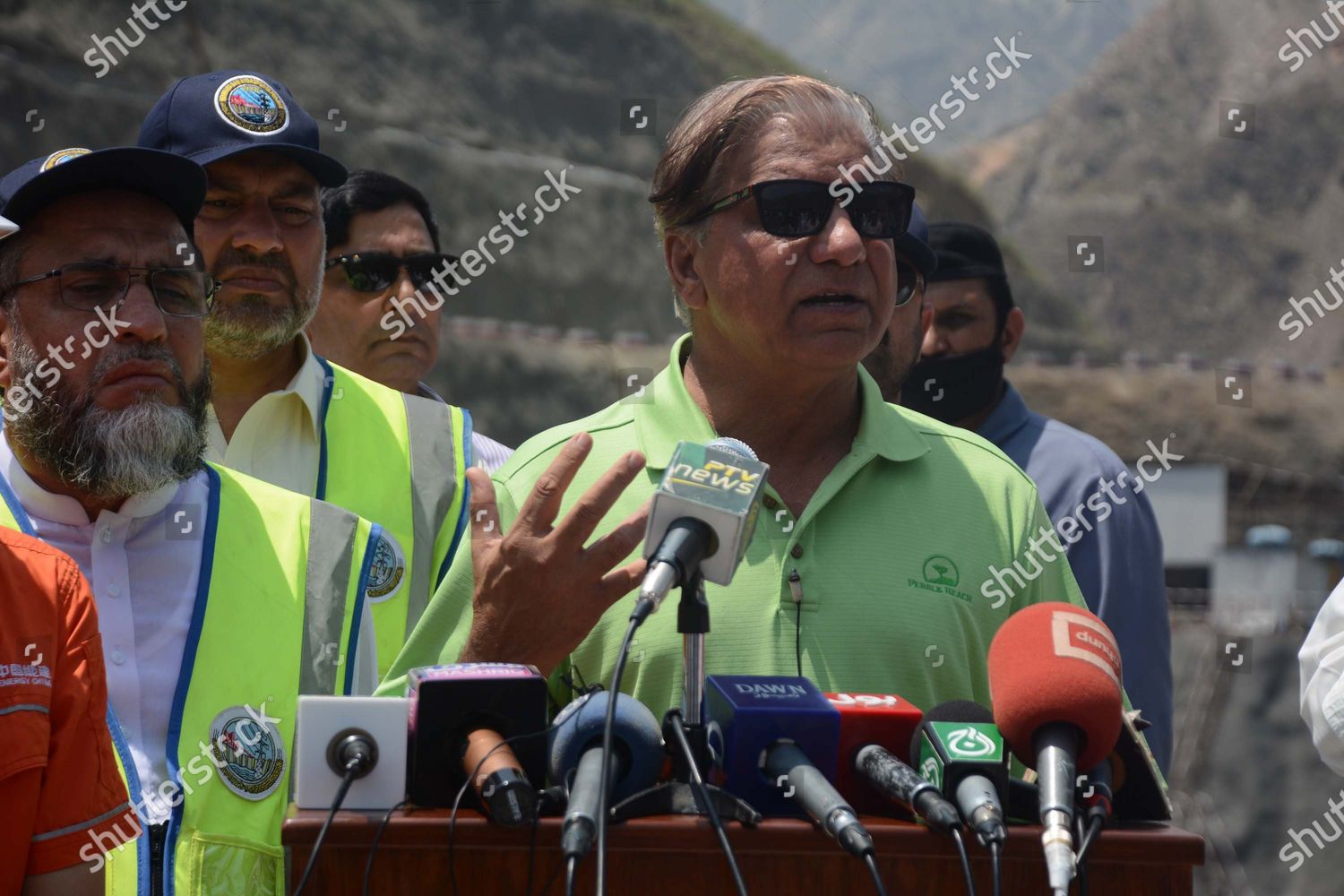 Chairman Wapda Lt Gen Retd Muzammil Editorial Stock Photo Stock Image