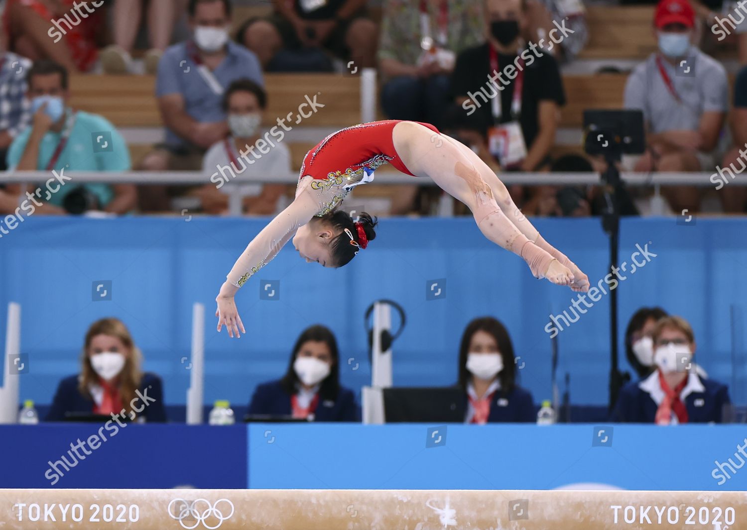 Guan Chenchen China Competes During Artistic Editorial Stock Photo
