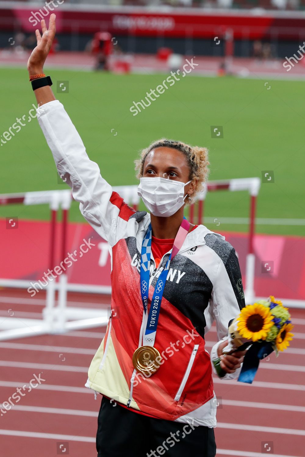 Womens Long Jump Gold Medalist Malaika Editorial Stock Photo Stock