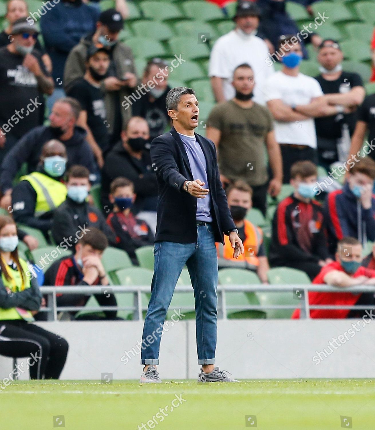 Lucescu PAOK FC manager Aviva Stadium Dublin Editorial ...