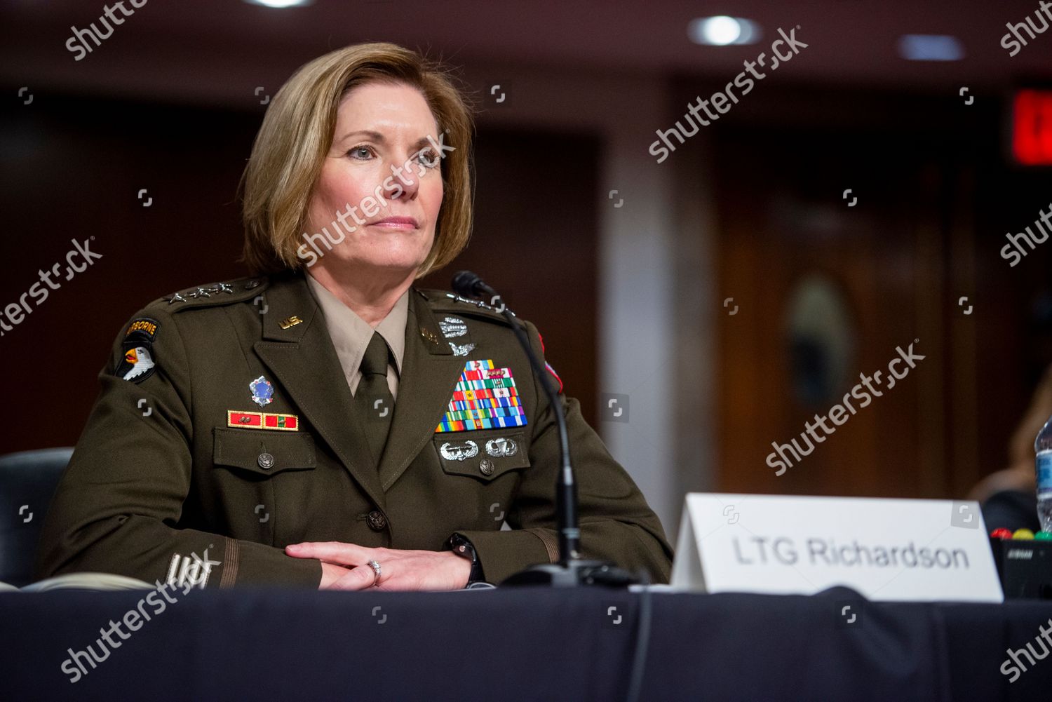 Lieutenant General Laura J Richardson Appears Editorial Stock Photo