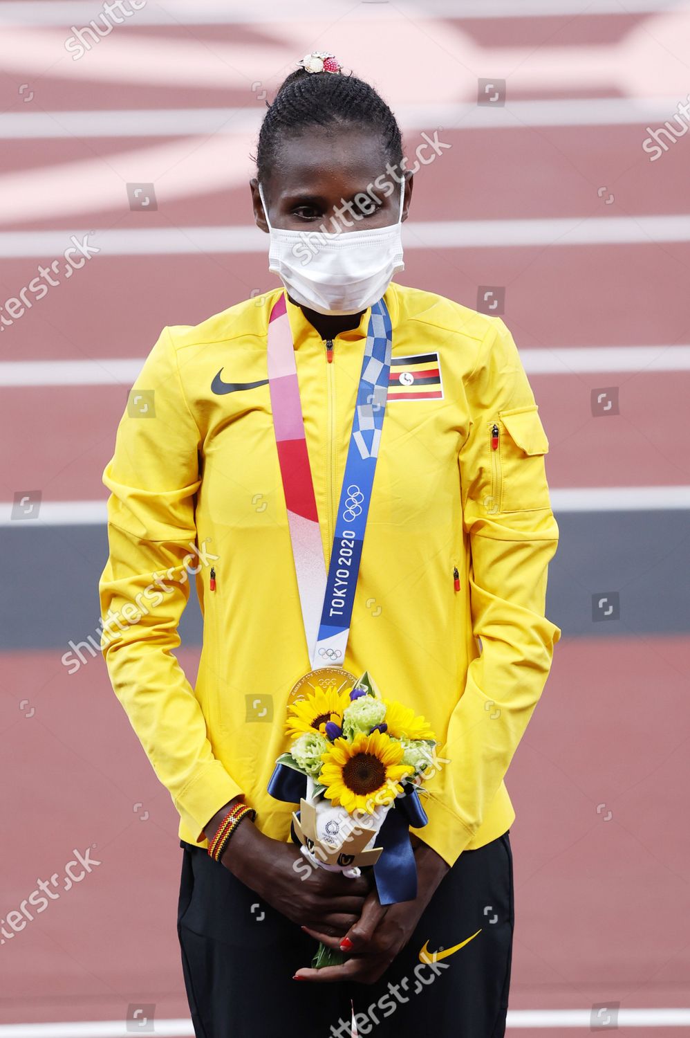 Gold Medalist Peruth Chemutai Uganda Poses Editorial Stock Photo