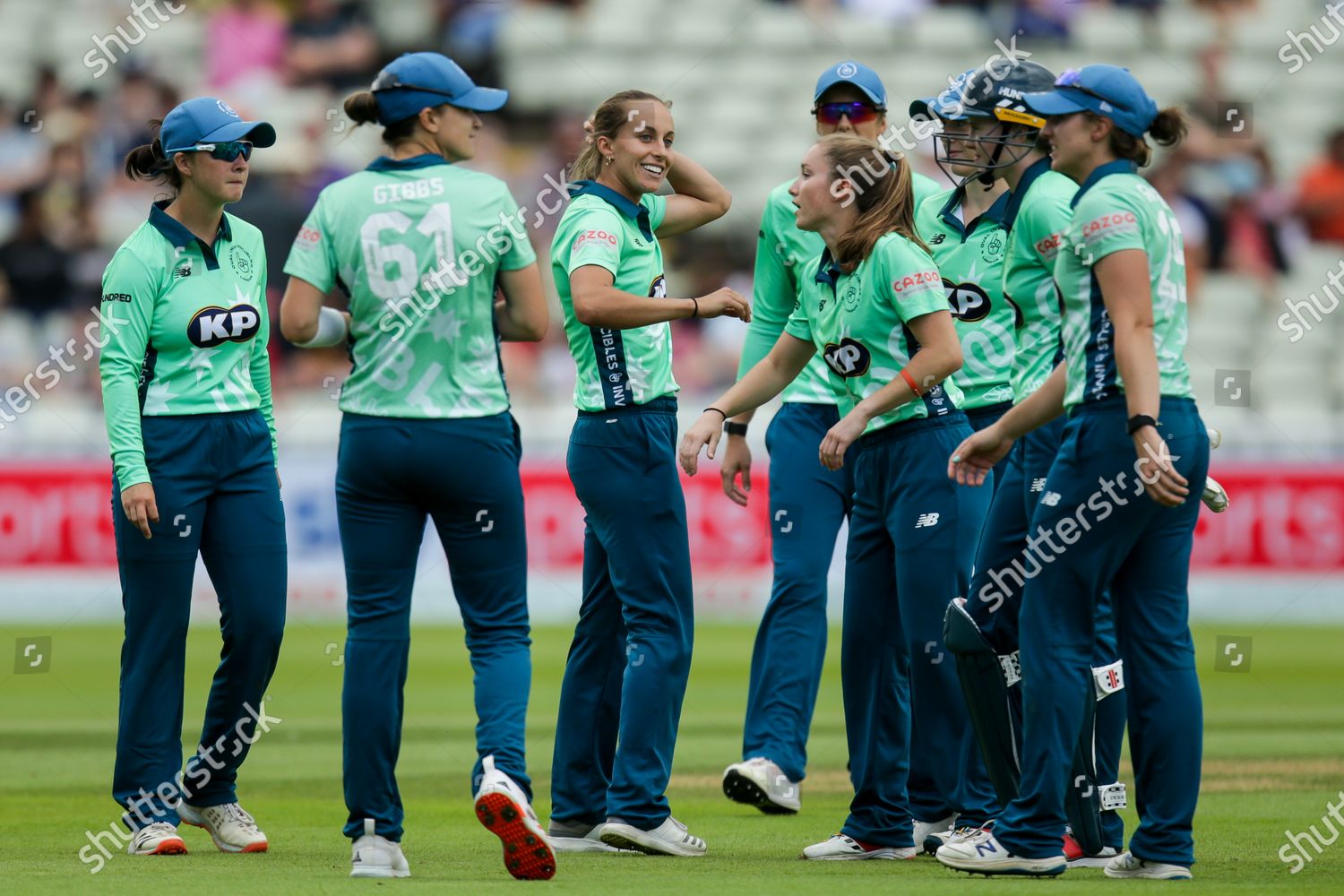 Tash Farrant Oval Invincibles Celebrates Teammates Editorial Stock 