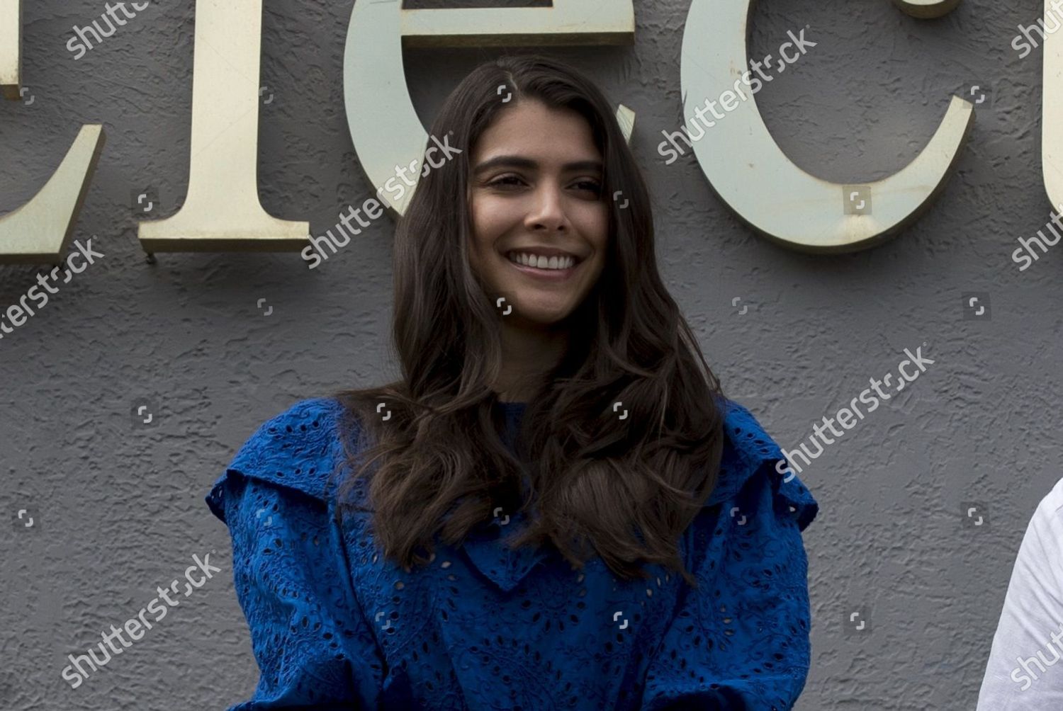 FORMER MISS NICARAGUA BERENICE QUEZADA SMILES Editorial Stock Photo
