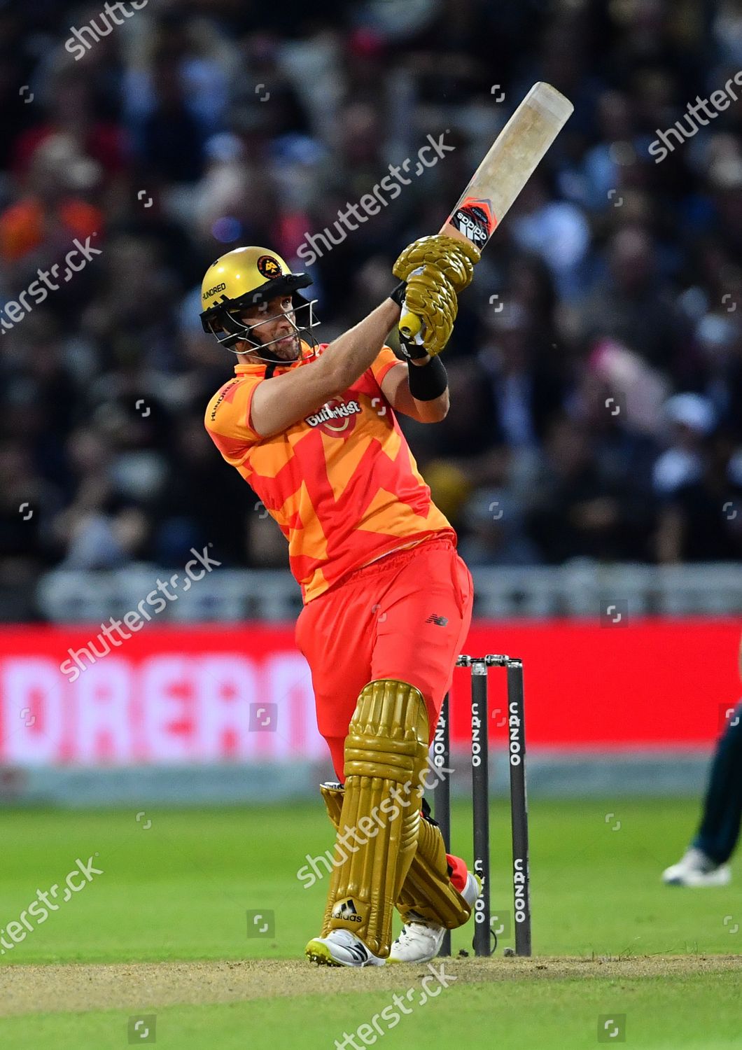 Liam Livingstone Birmingham Phoenix Batting Hundred Editorial Stock