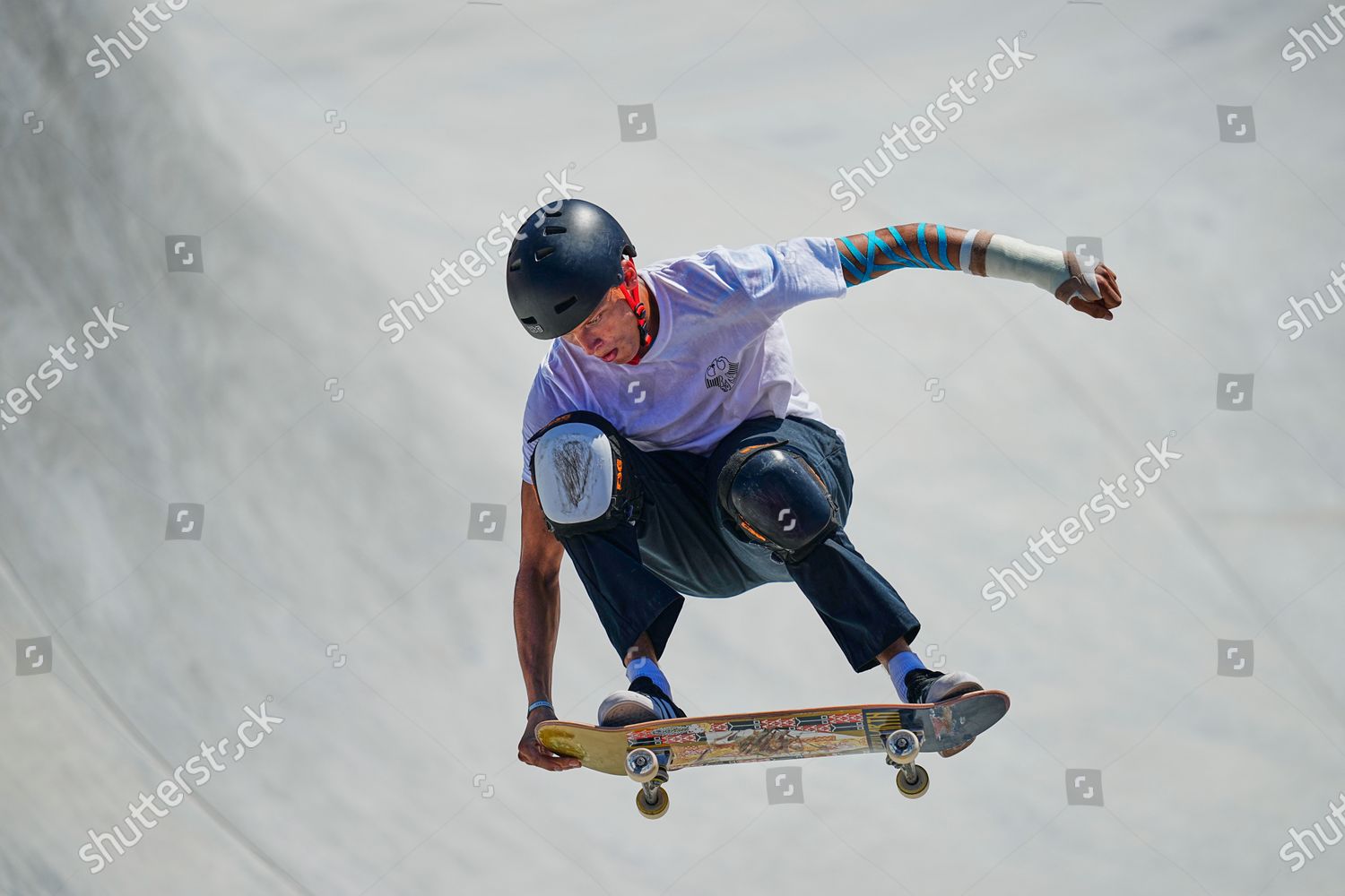 Tyler Edtmayer During Mens Park Skateboard Editorial Stock Photo ...