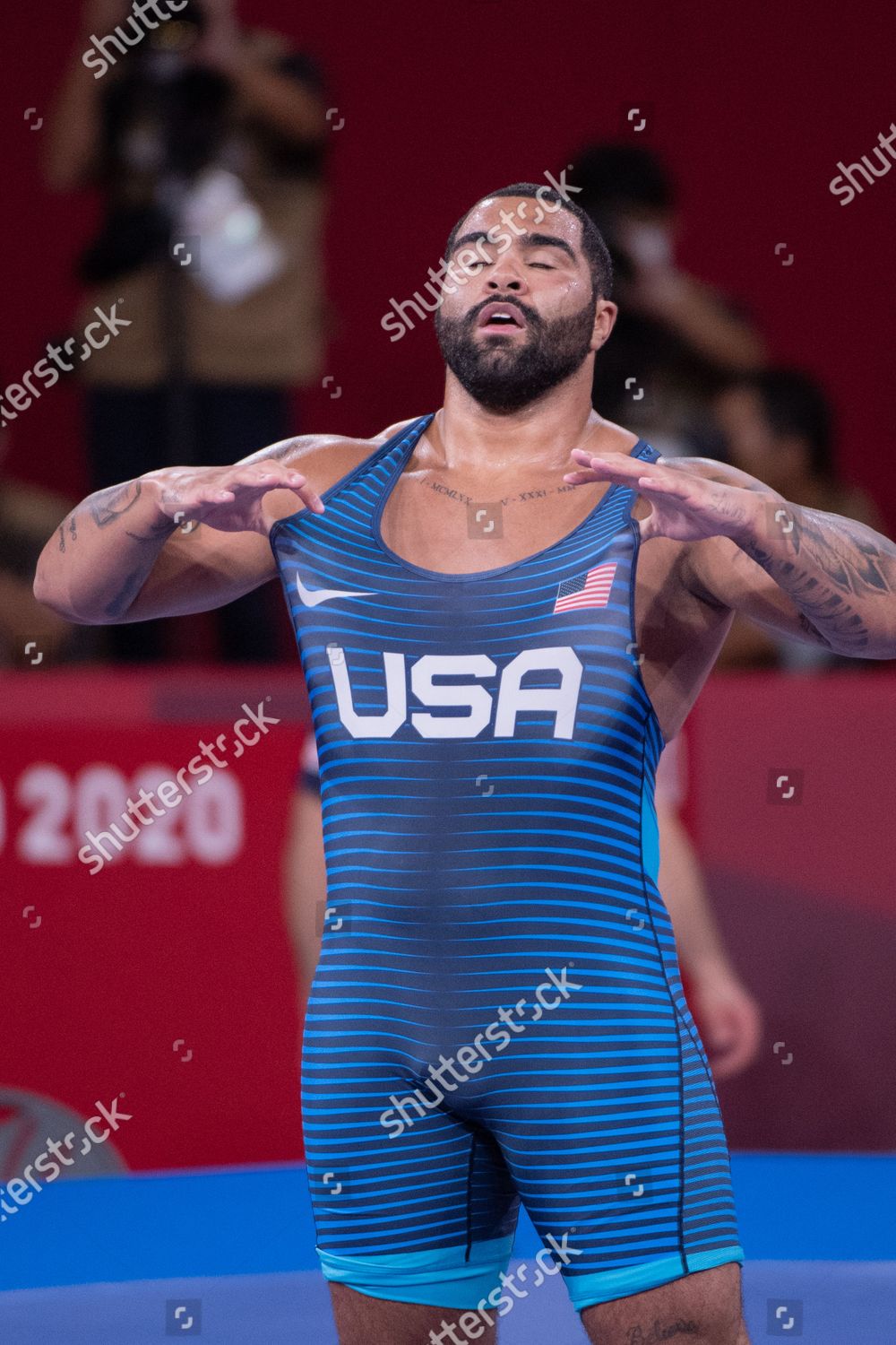 Steveson Gable Dan Usa Gold Medal Editorial Stock Photo Stock Image