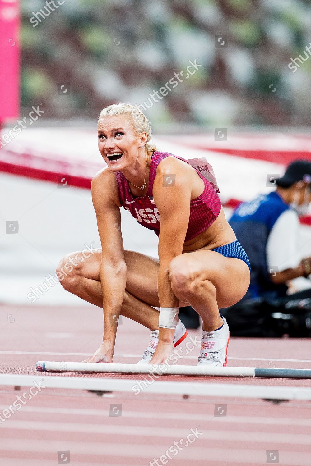 Katie Nageotte Usa Reacts After Clearing Editorial Stock Photo Stock Image Shutterstock