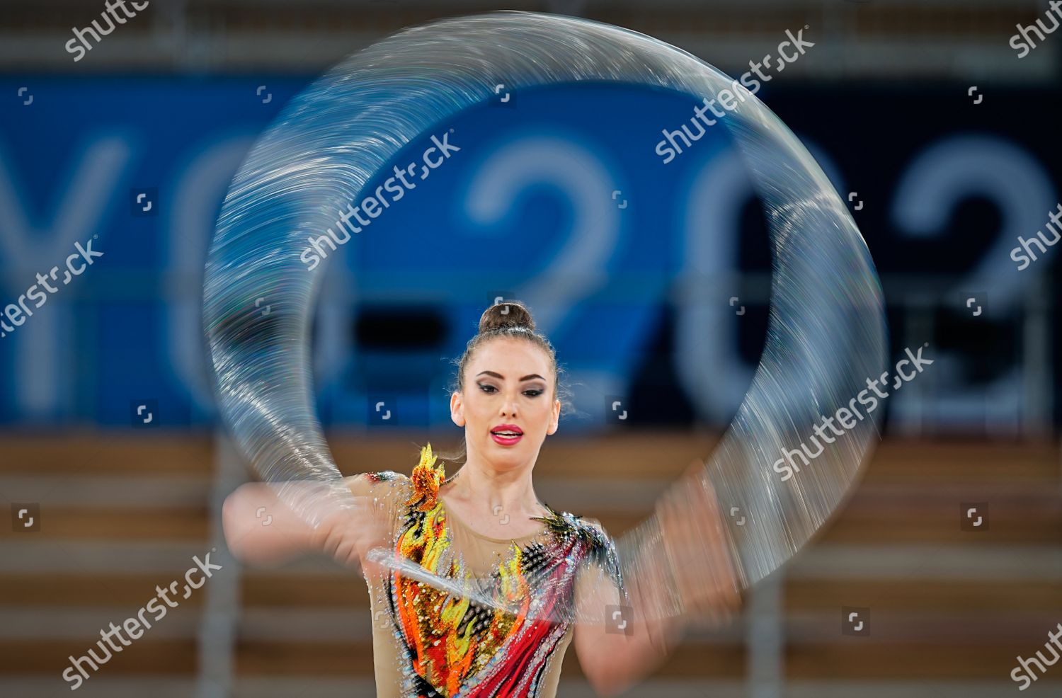 Katrin Taseva During Rhythmic Gymnastics Tokyo Editorial Stock Photo