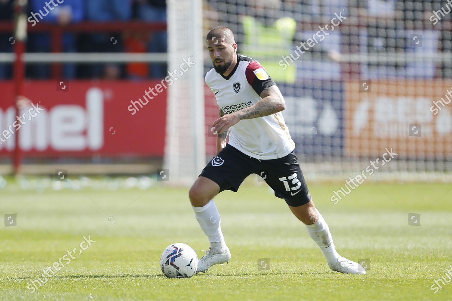 Portrait Kieron Freeman Portsmouth During Efl Editorial Stock Photo ...