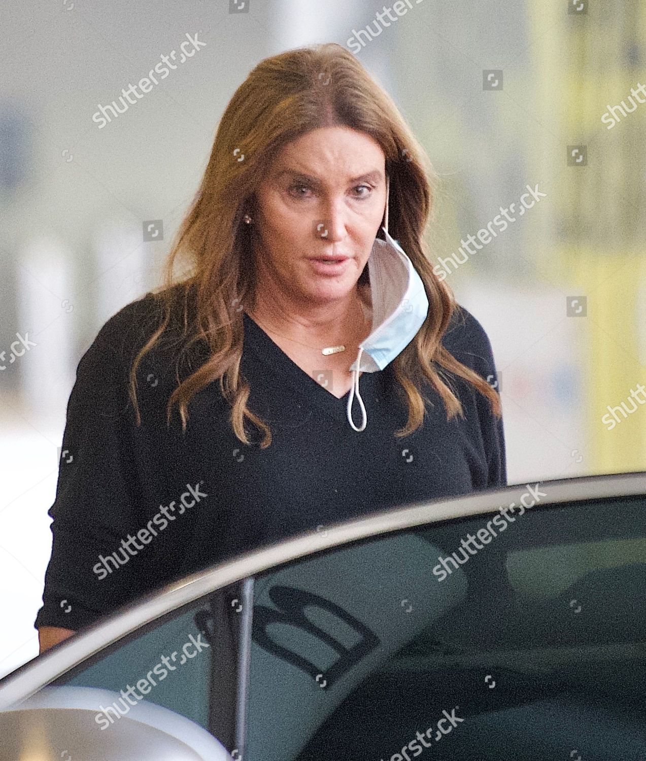 Exclusive Caitlyn Jenner seen arriving LAX early ภาพสต็อก ...