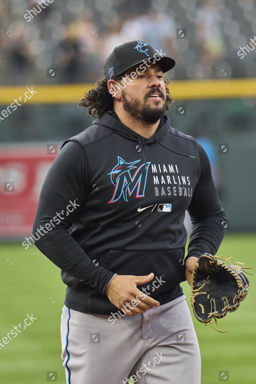 Miami Marlins Catcher Jorge Alfaro 38 Editorial Stock Photo