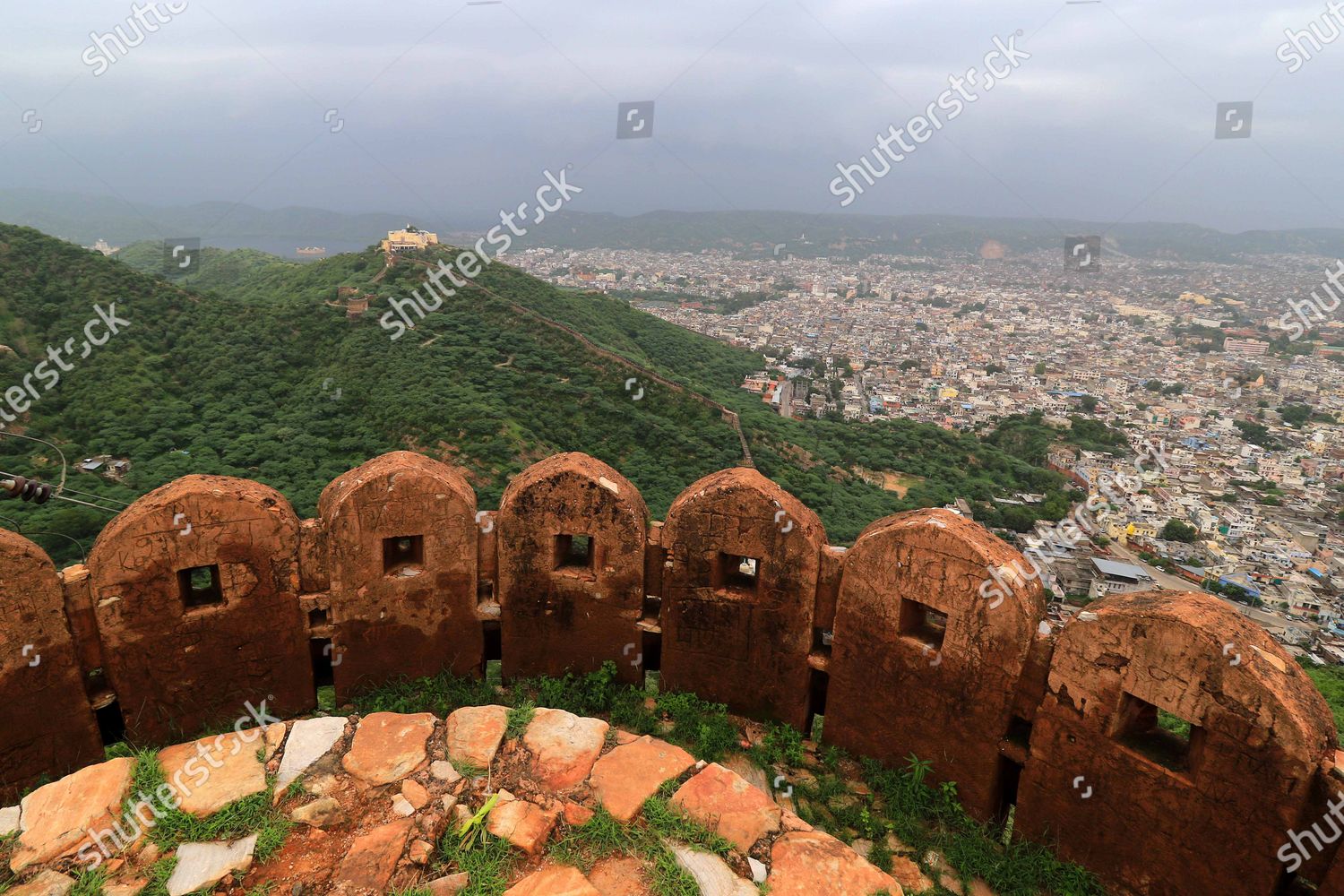 Jaipur View Historical Garh Ganesh Temple Editorial Stock Photo - Stock ...