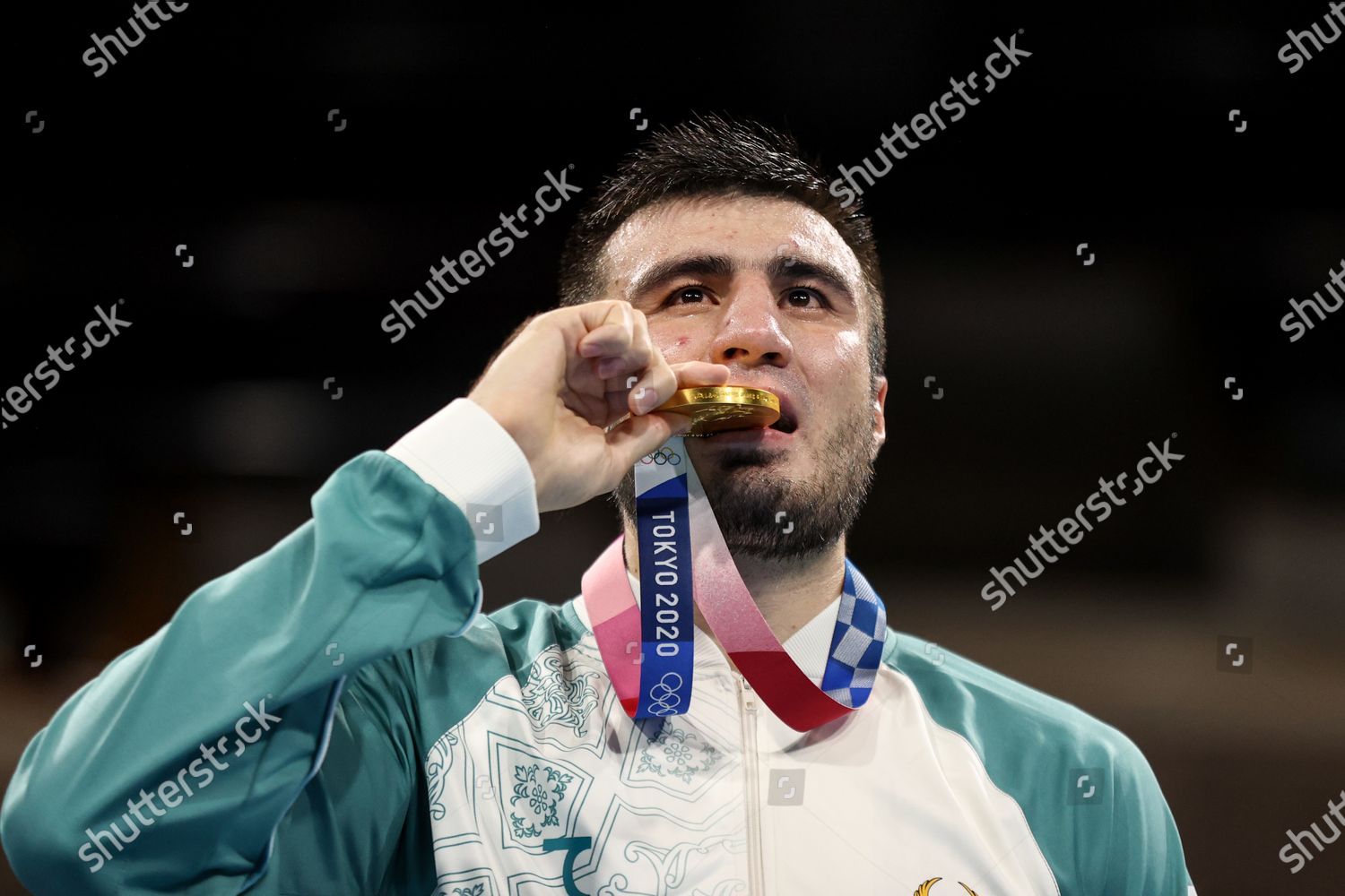 Gold Medalist Bakhodir Jalolov Uzbekistan Poses Editorial Stock Photo ...