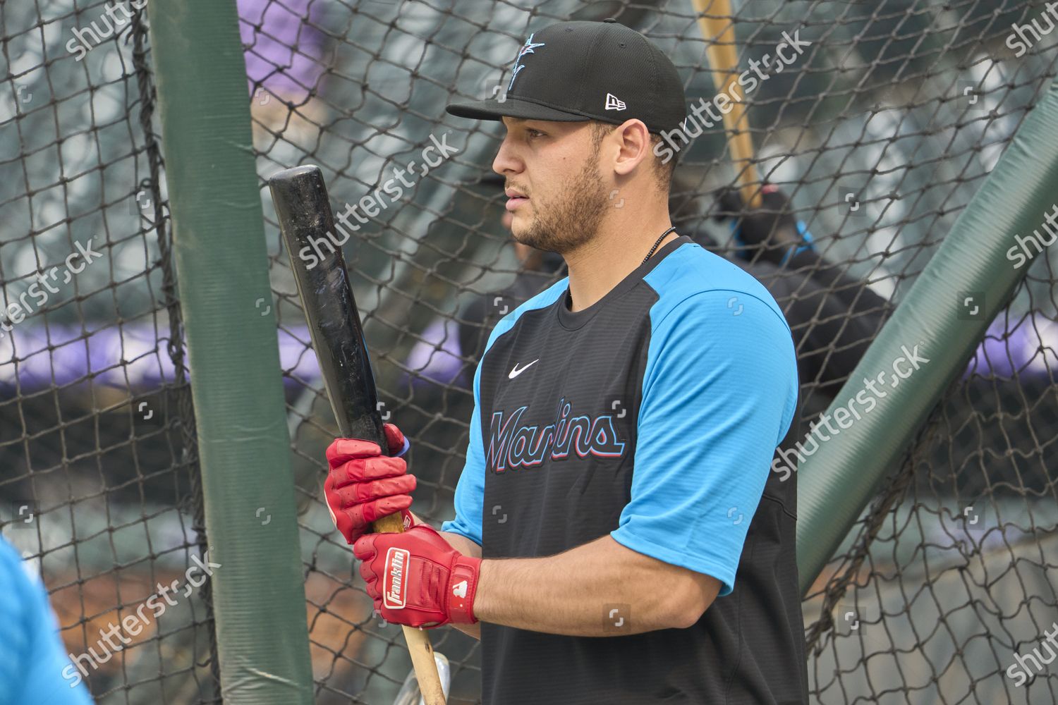 Miami Catcher Alex Jackson 23 During Editorial Stock Photo - Stock ...