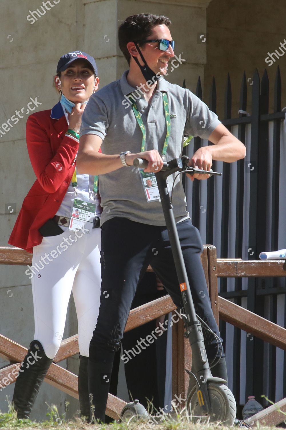 Jessica Springsteen Her Boyfriend During Palio Editorial Stock Photo