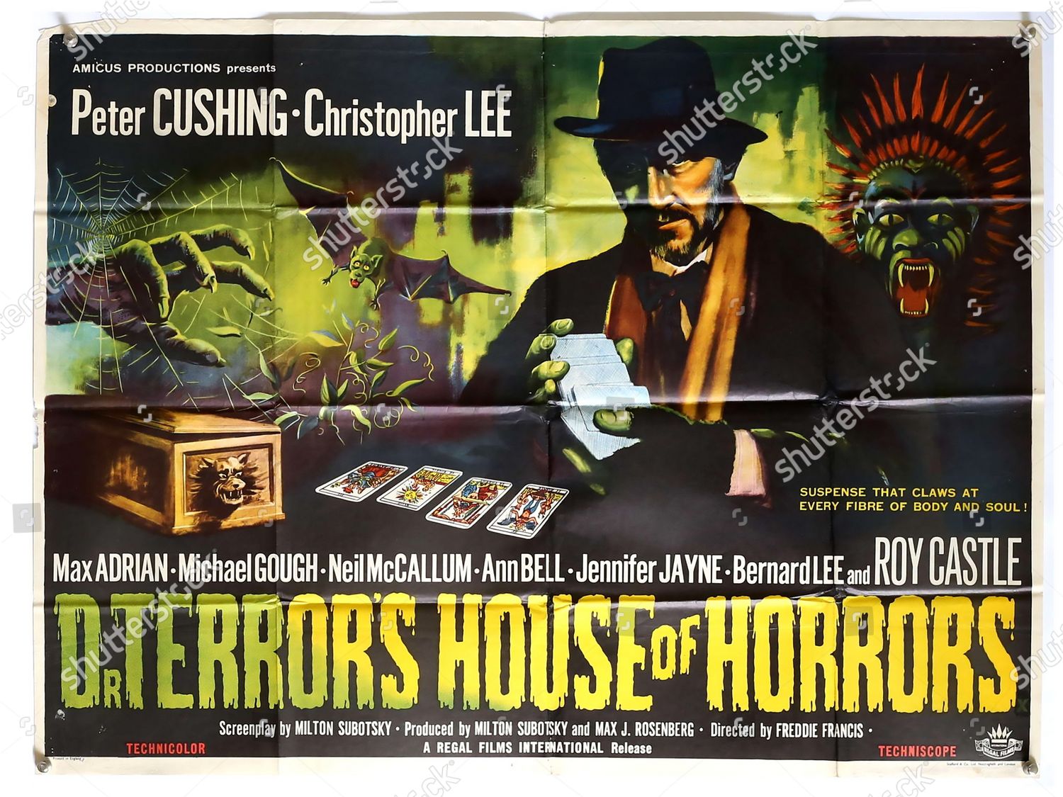 This Poster Dr Terrors House Horrors Editorial Stock Photo - Stock ...