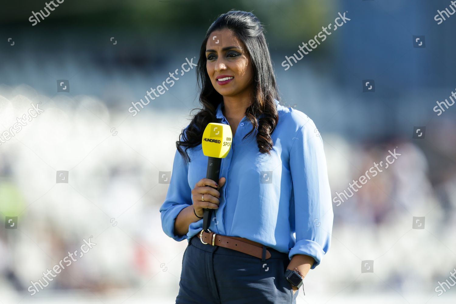 Isa Guha Presents Bbcs Coverage Hundred Editorial Stock Photo Stock Image Shutterstock