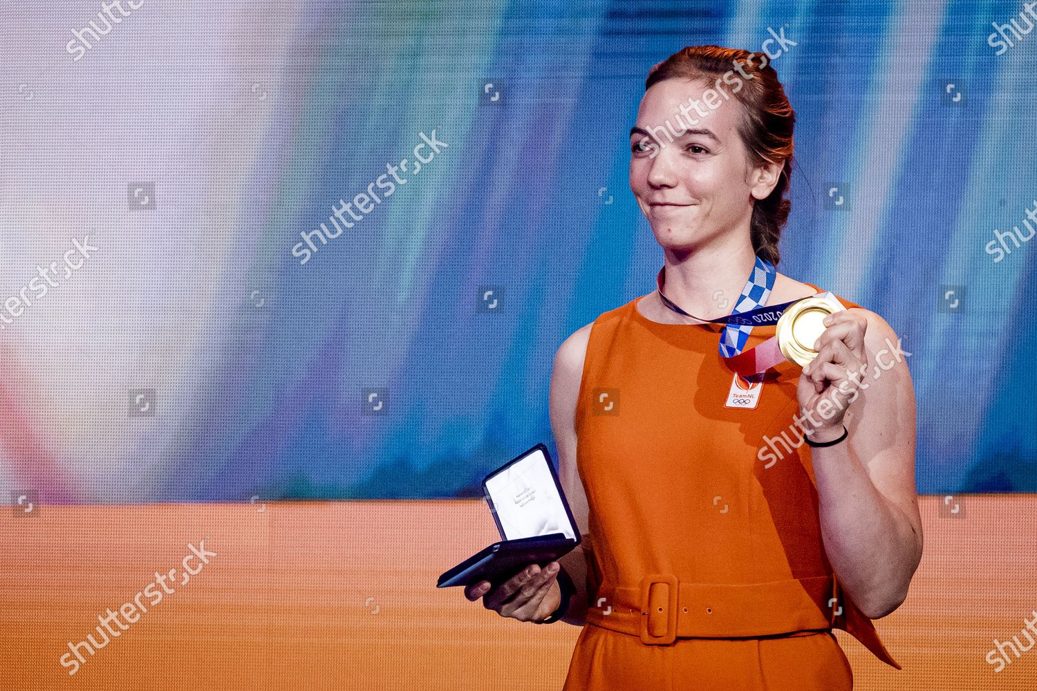 Shanne Braspennincx During Ceremony Medal Winners Editorial Stock Photo