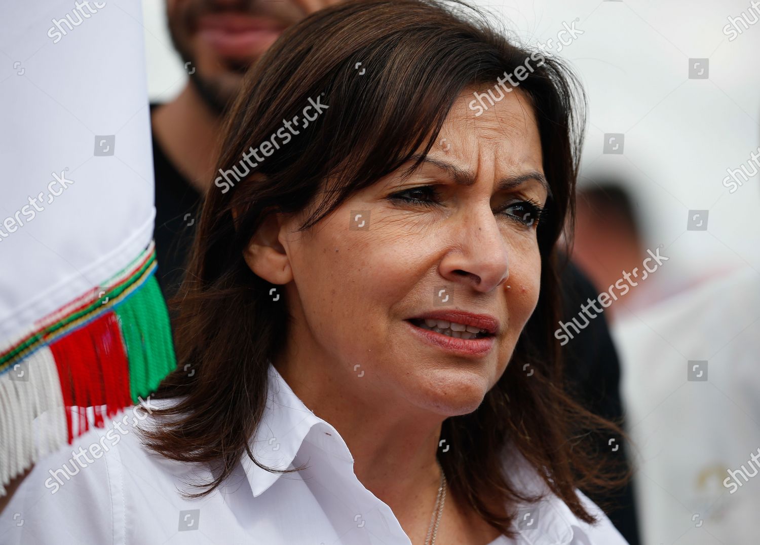 Mayor Paris Anne Hidalgo Olympic Flag Editorial Stock Photo - Stock ...