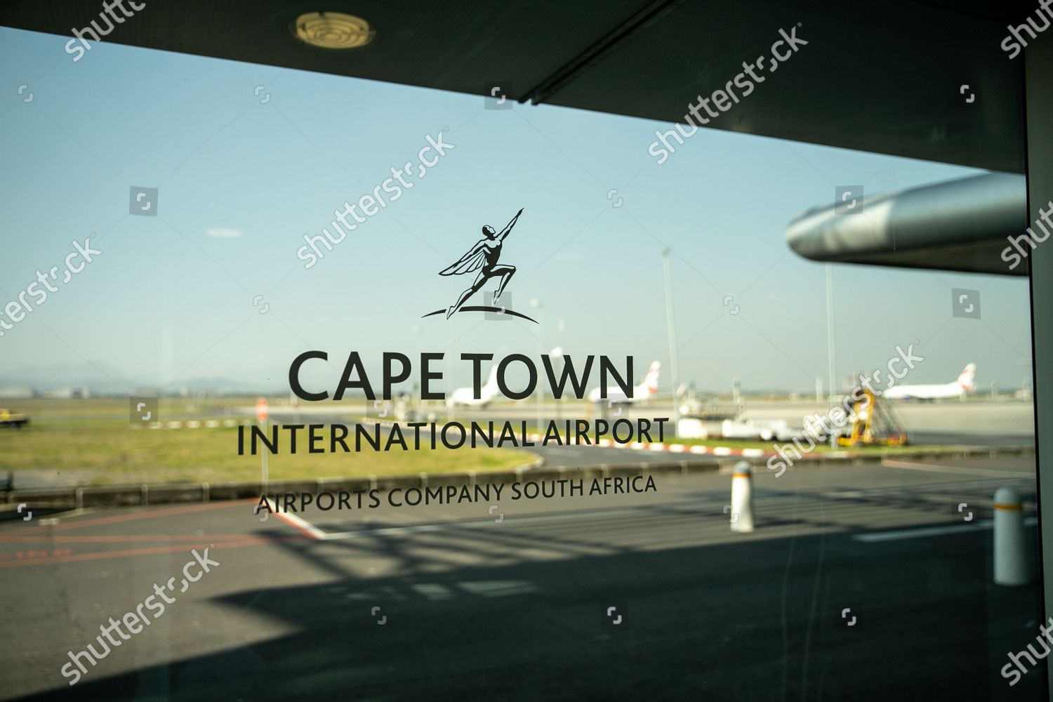 Logo Cape Town International Airport Pictured Editorial Stock Photo