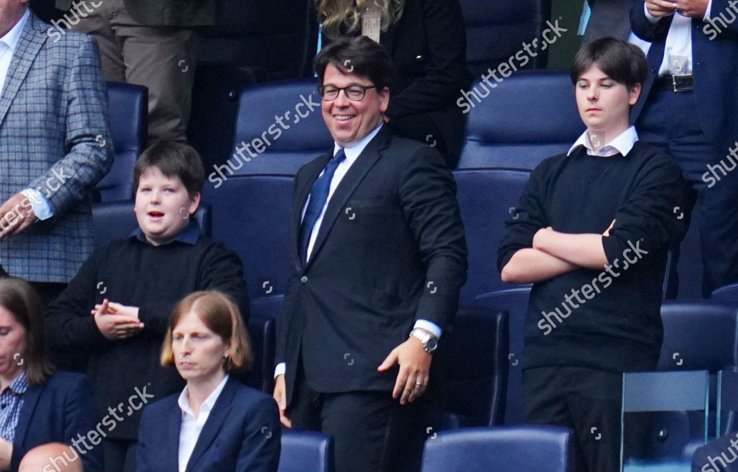 Michael Mcintyre Directors Box His Sons Editorial Stock Photo - Stock ...