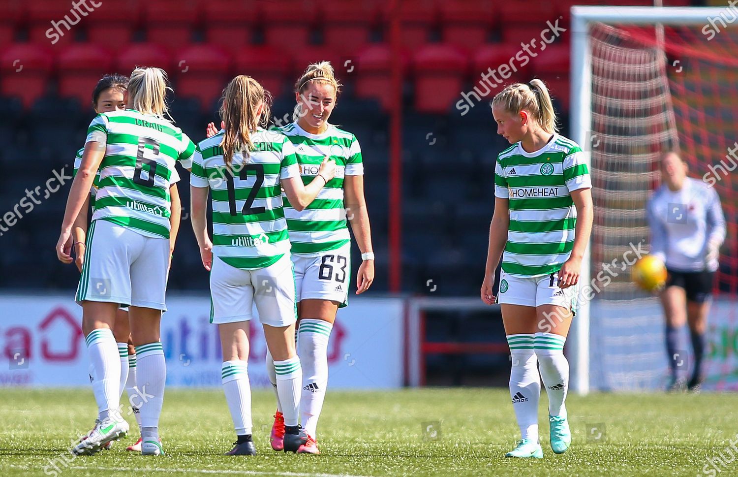 Kathleen McGovern Celtic celebrates after her goal ...