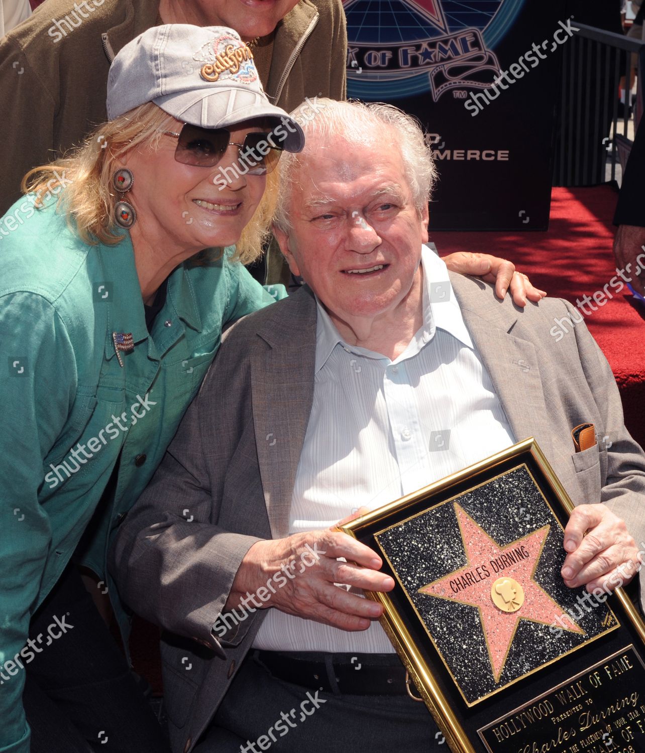 Actress Angie Dickerson L Greets Actor Editorial Stock Photo - Stock