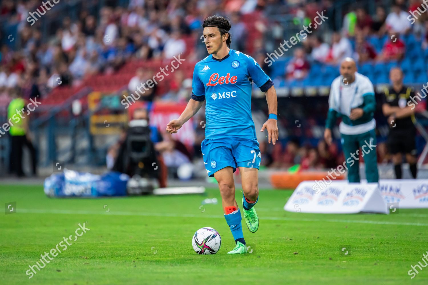 ELJIF ELMAS SSC NAPOLI SEEN ACTION Editorial Stock Photo - Stock Image ...