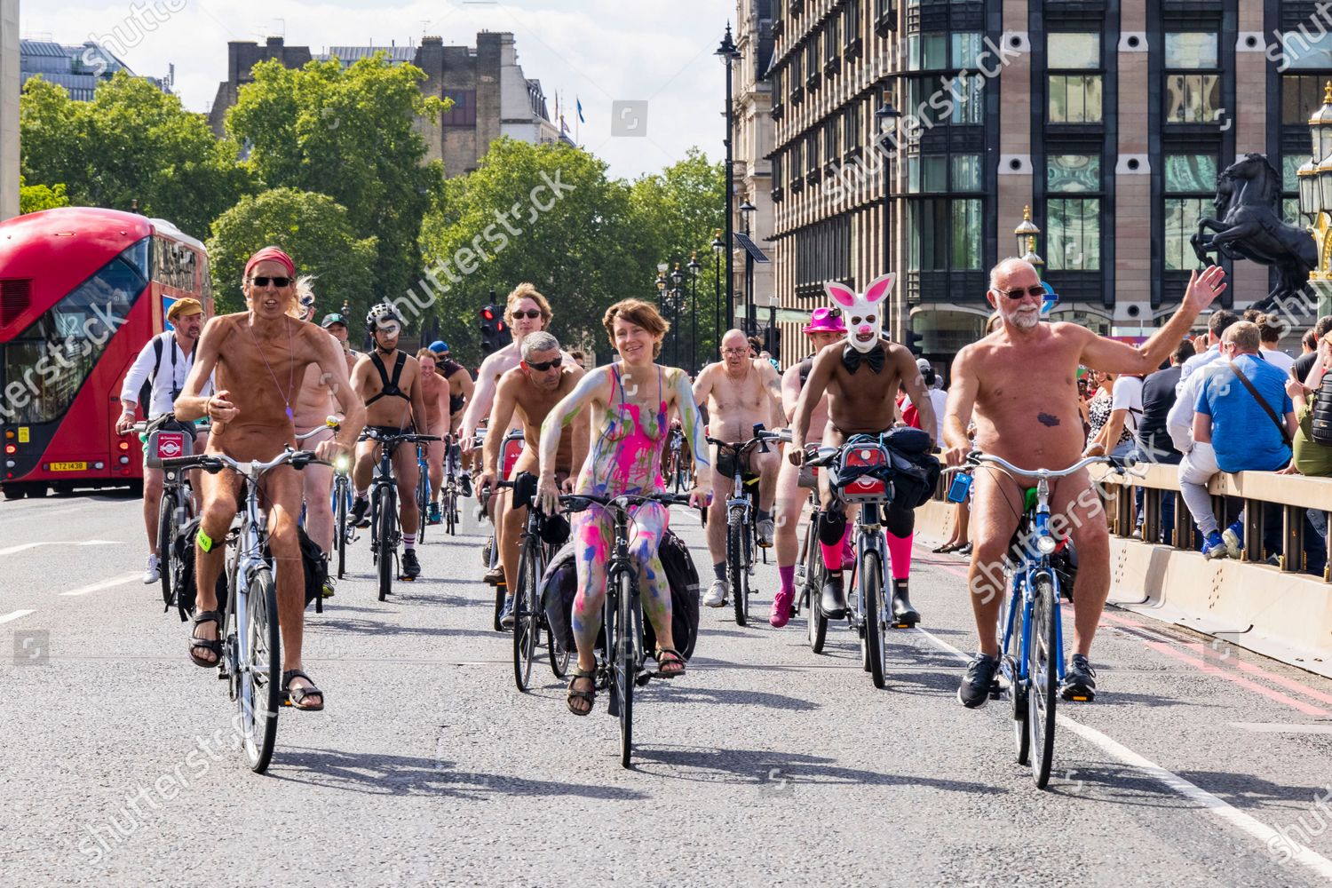 London naked bike ride asian