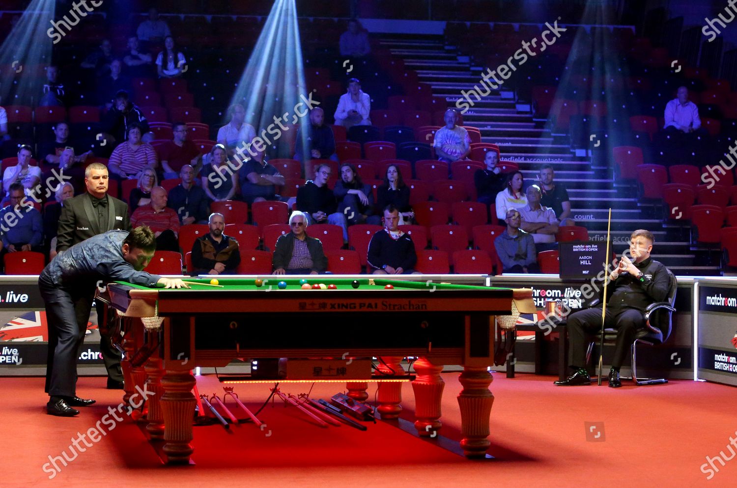 Jimmy White Action Against Aaron Hill Editorial Stock Photo
