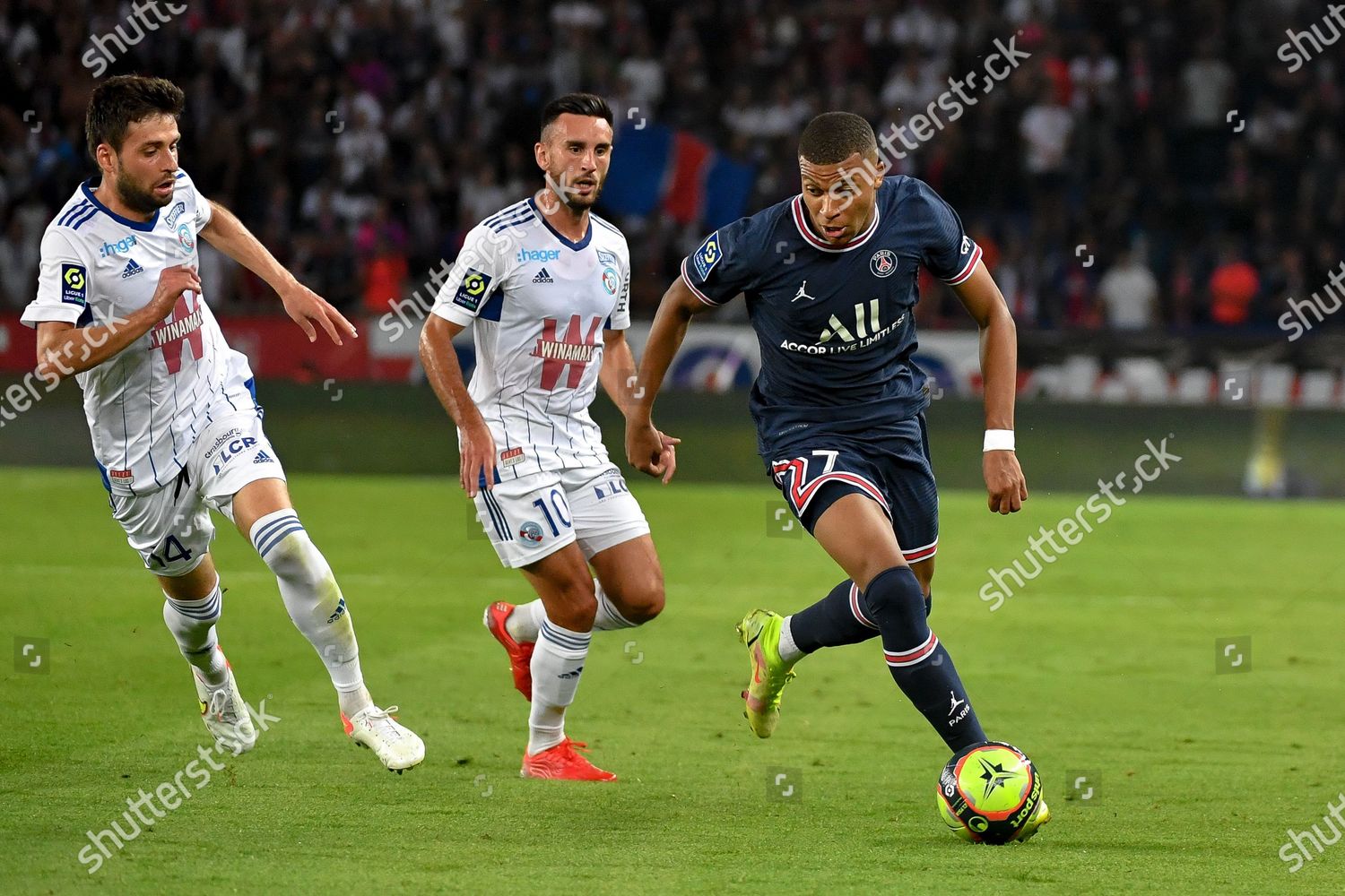 Kylian Mbappe PSG vs Strasbourg Parc des Photos ...