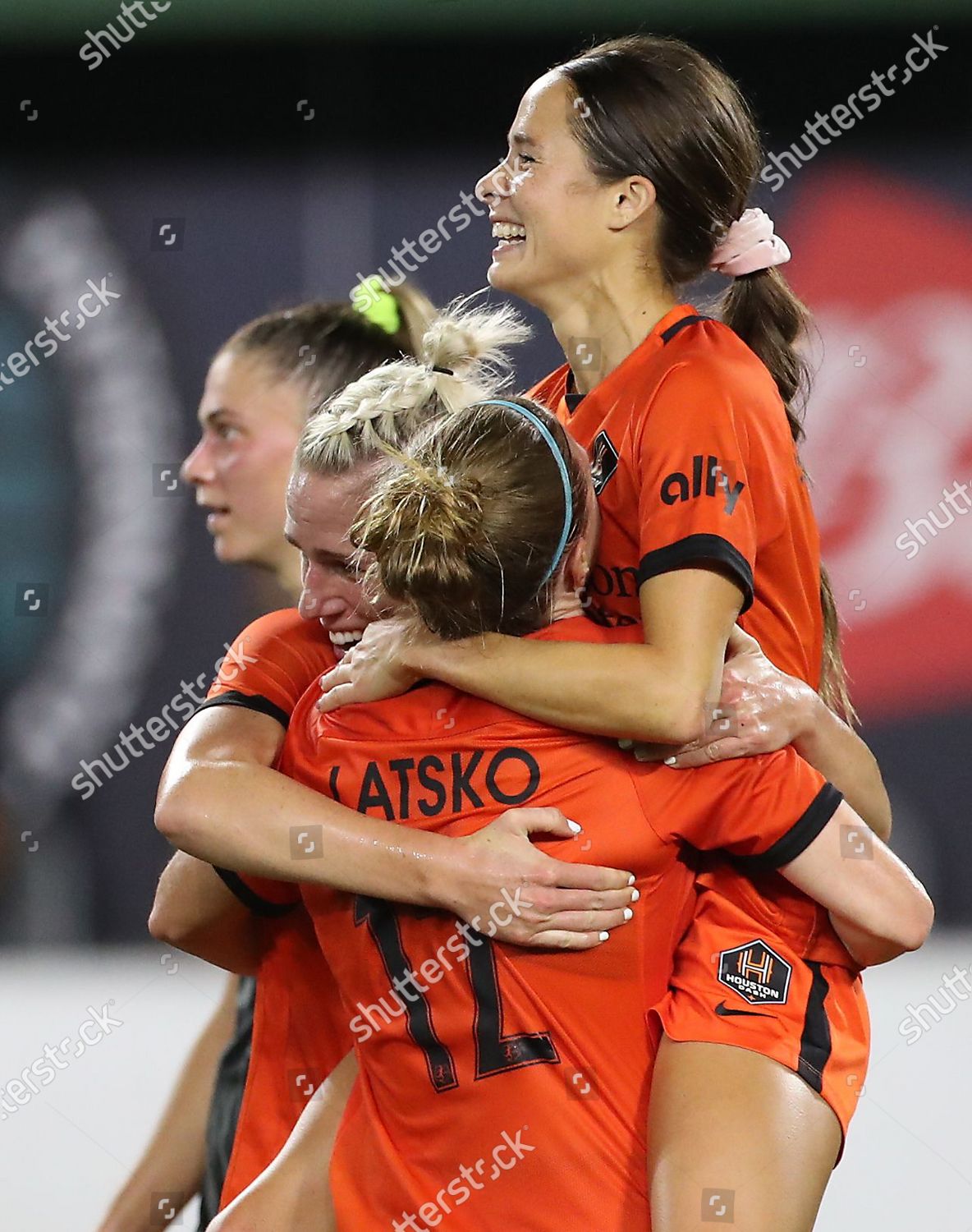 Shea Groom Houston Dash Celebrates Scoring Goal Editorial Stock Photo Stock Image Shutterstock